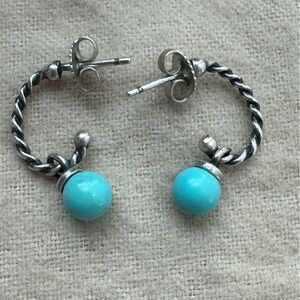 James Avery Turquoise dangle earrings